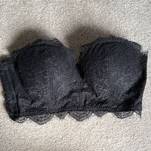 Victoria's Secret Black Lace Bandeau